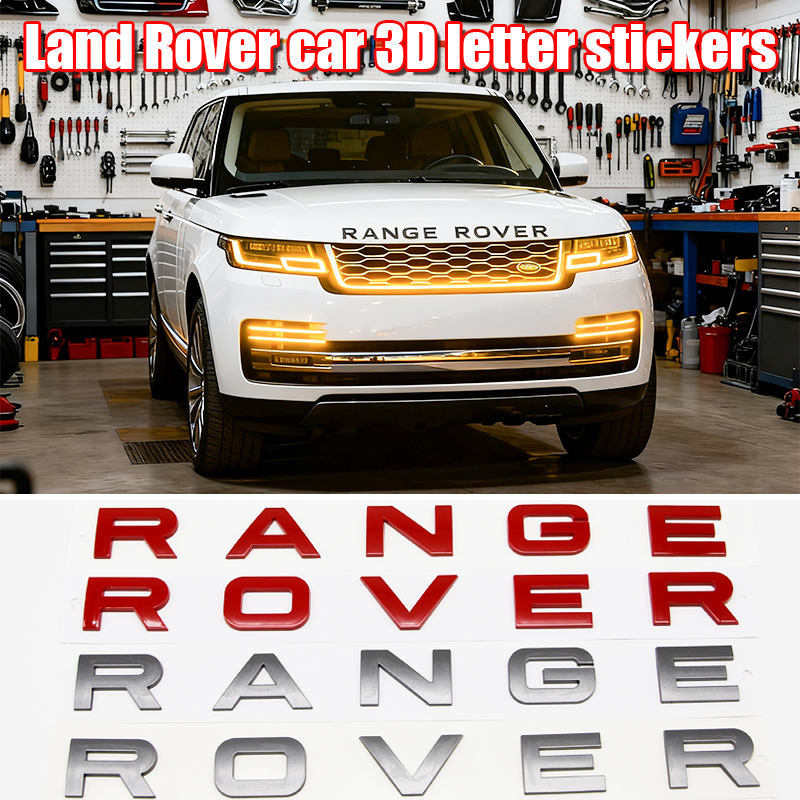 Outdoor Sport Logo - 3D ABS RANGE ROVER Letters Car