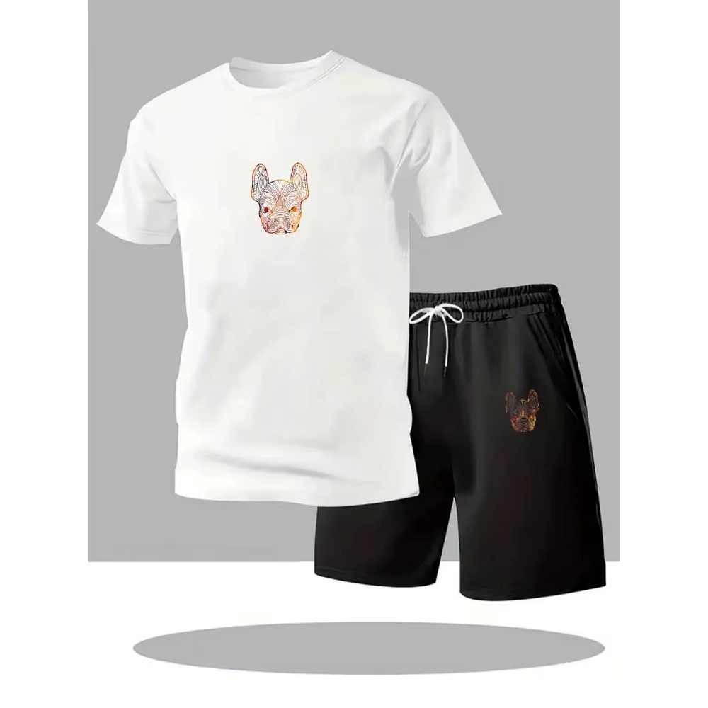 Outdoor Sport Leisure - Men's Fashion Street Short Sleeve Set
