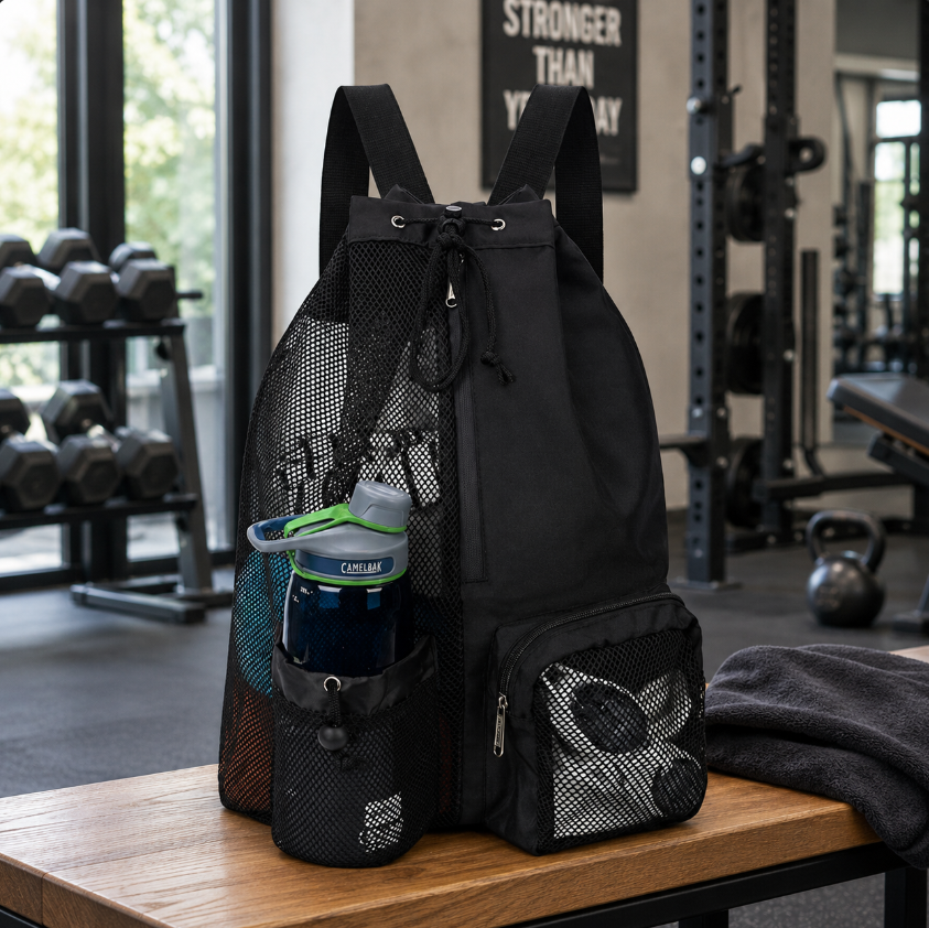 Outdoor Sport Bag - Drawstring Beach Storage Bag Men Women