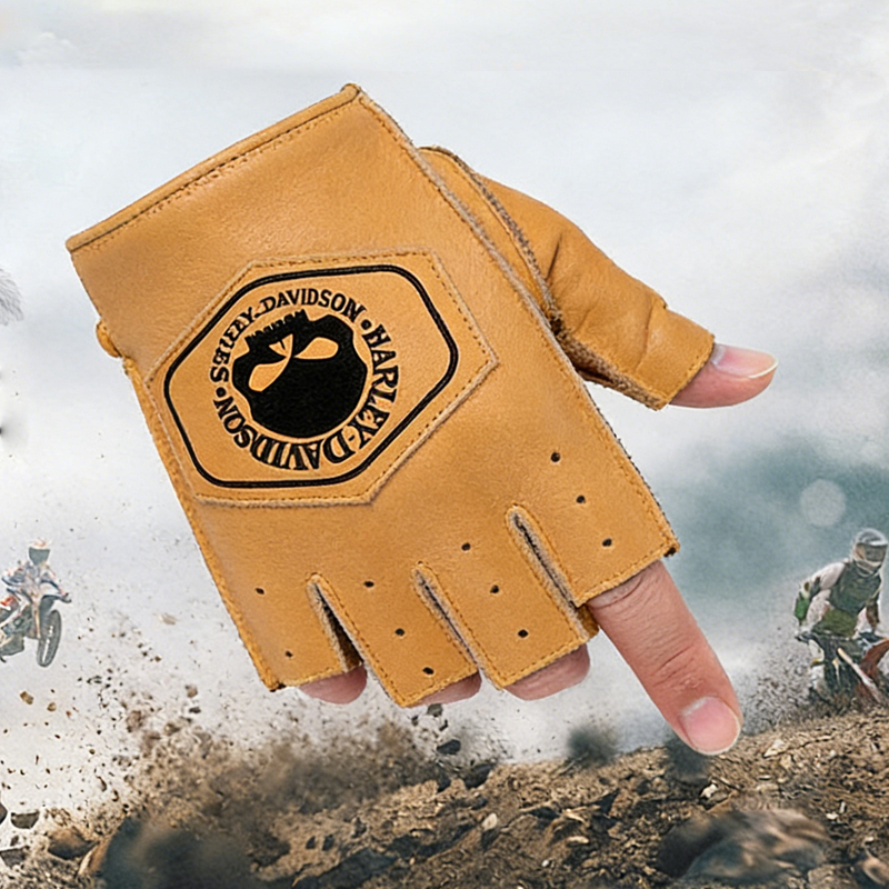 Horse Riding Glove - Motorcycle Half Finger Gloves Outdoor Riding