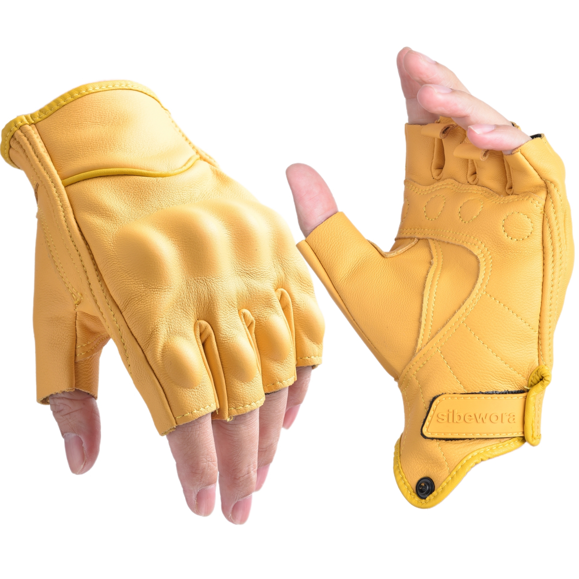 Horse Riding Glove - Outdoor Gloves Motorcycle Gloves Leather Motor