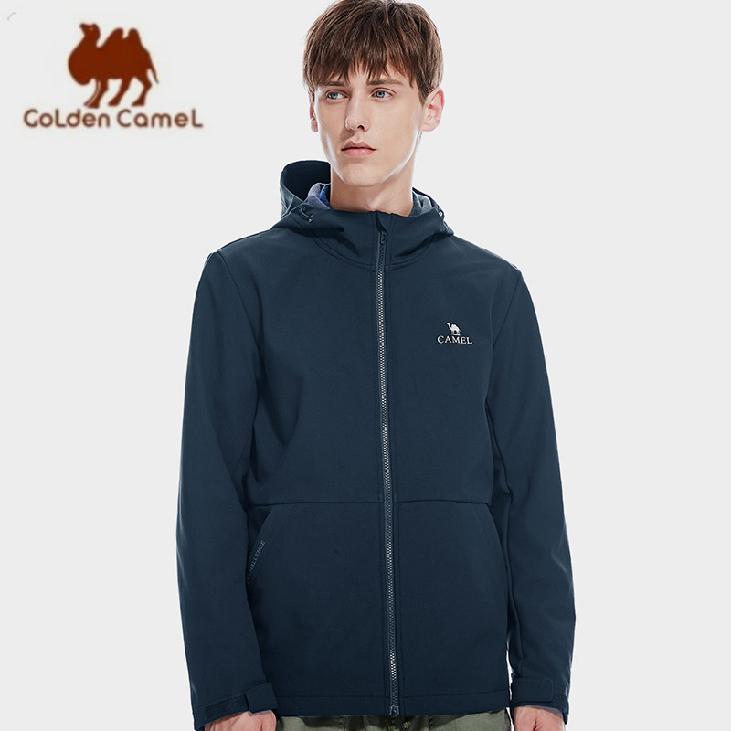 Outdoor Sport Waterproof Jacket - GOLDEN CAMEL Men's Fleece Jackets Casual