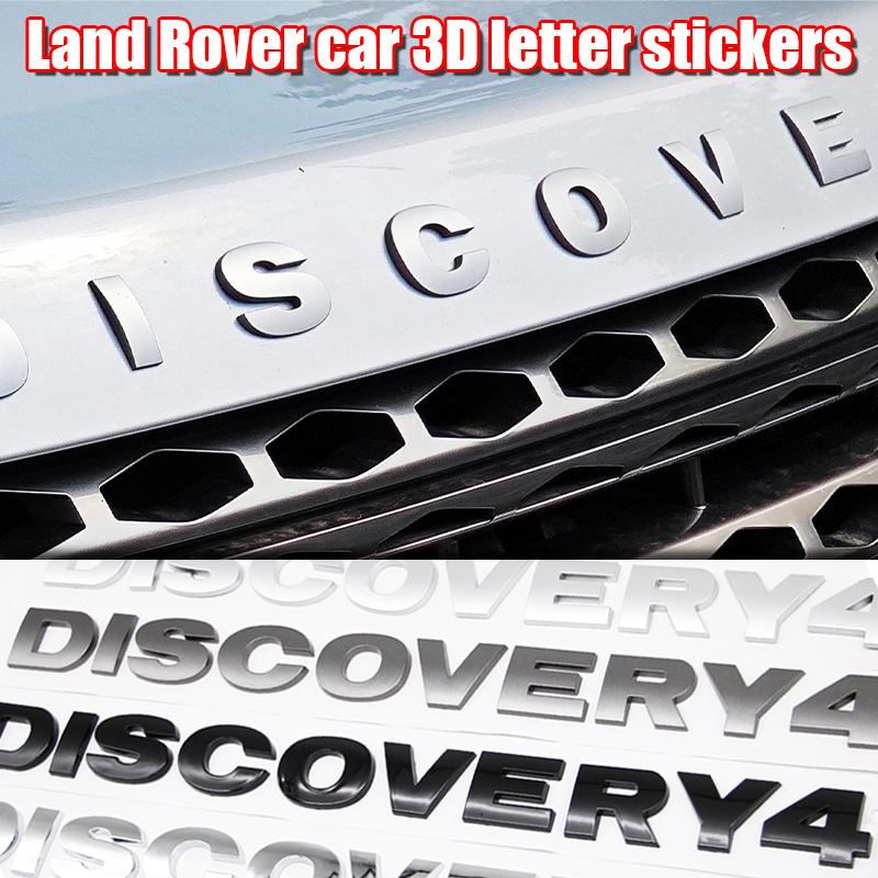 Outdoor Sport Logo - 3D ABS Discovery 4 Letters Car