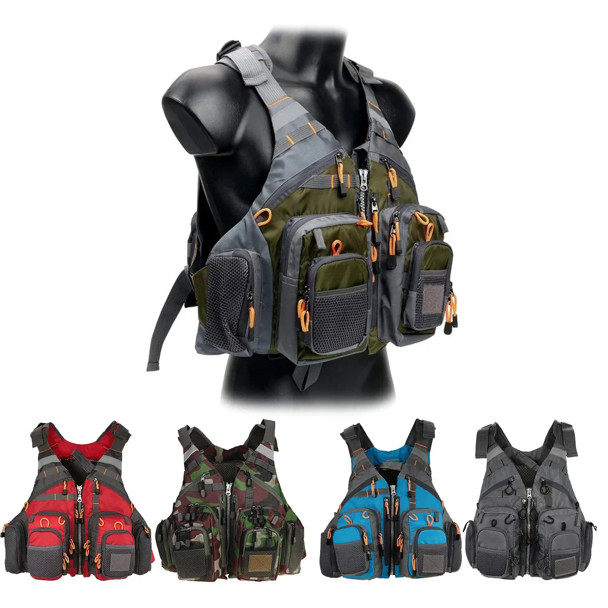 Adjustable Fishing Vest Breath - Outdoor Sport Waterproof Jacket avis et prix