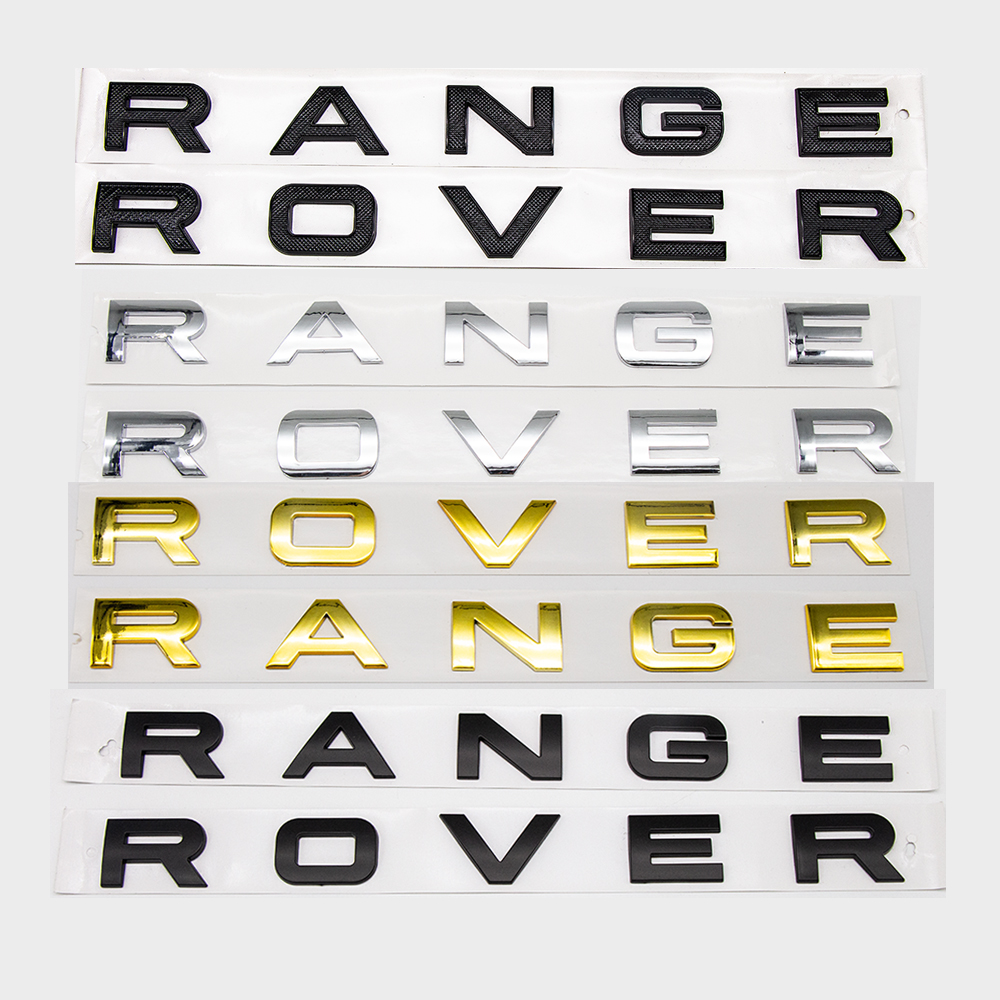 3D ABS RANGE ROVER Letters Car - Outdoor Sport Logo avis et prix