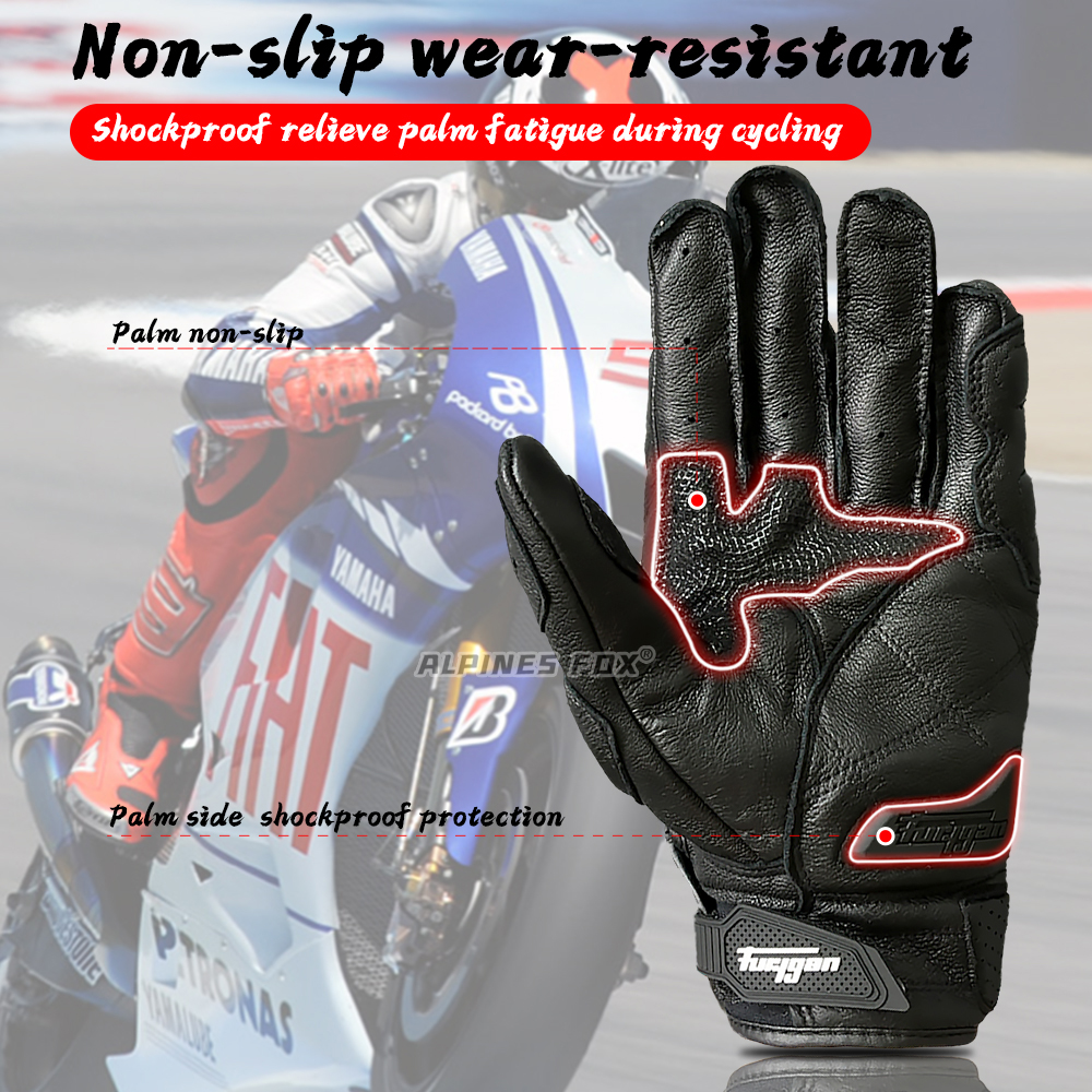AFS 6 Motorcycle Leather Glove - Horse Riding Glove avis et prix