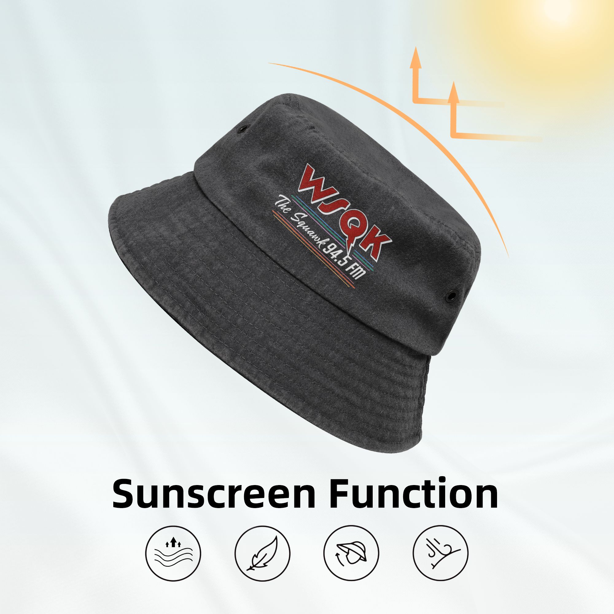 Unisex Bucket Hat WSQK The Squ - Outdoor Sport Ideas avis et prix