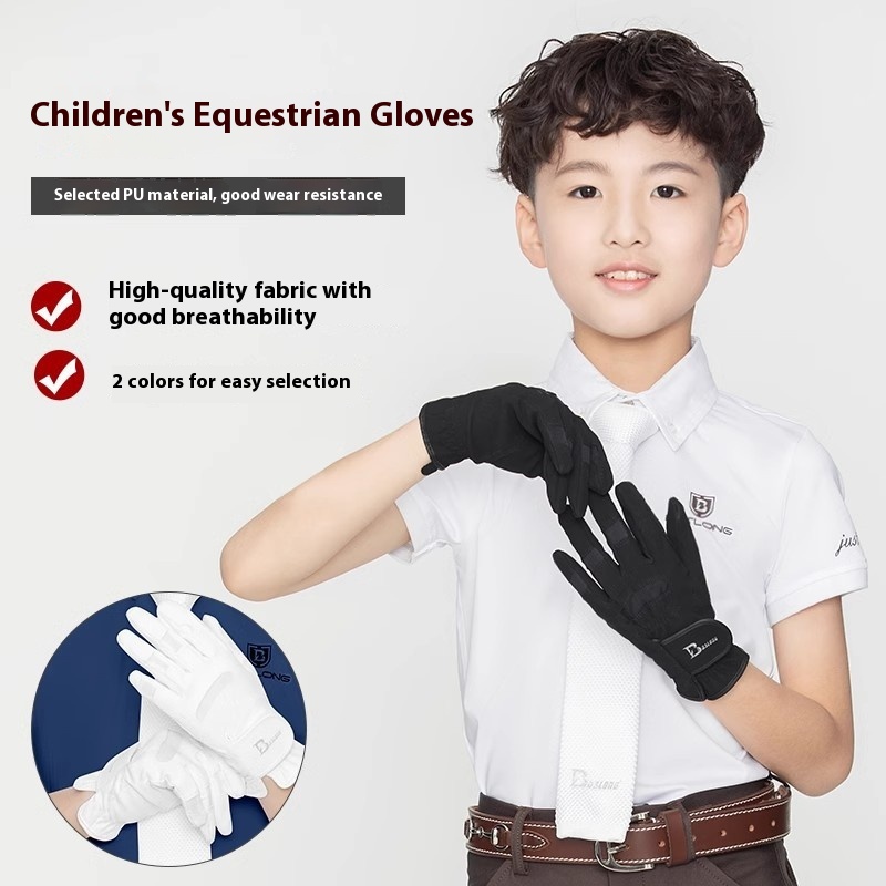 Children's Equestrian Gloves,  - Horse Riding Glove avis et prix