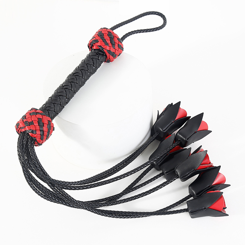 64.5cm Leather Handle Rose Top - Riding Crop Dressage avis et prix