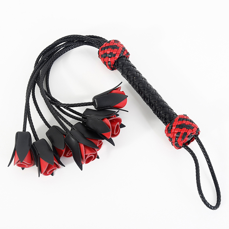 64.5cm Leather Handle Rose Top - Riding Crop Dressage avis et prix