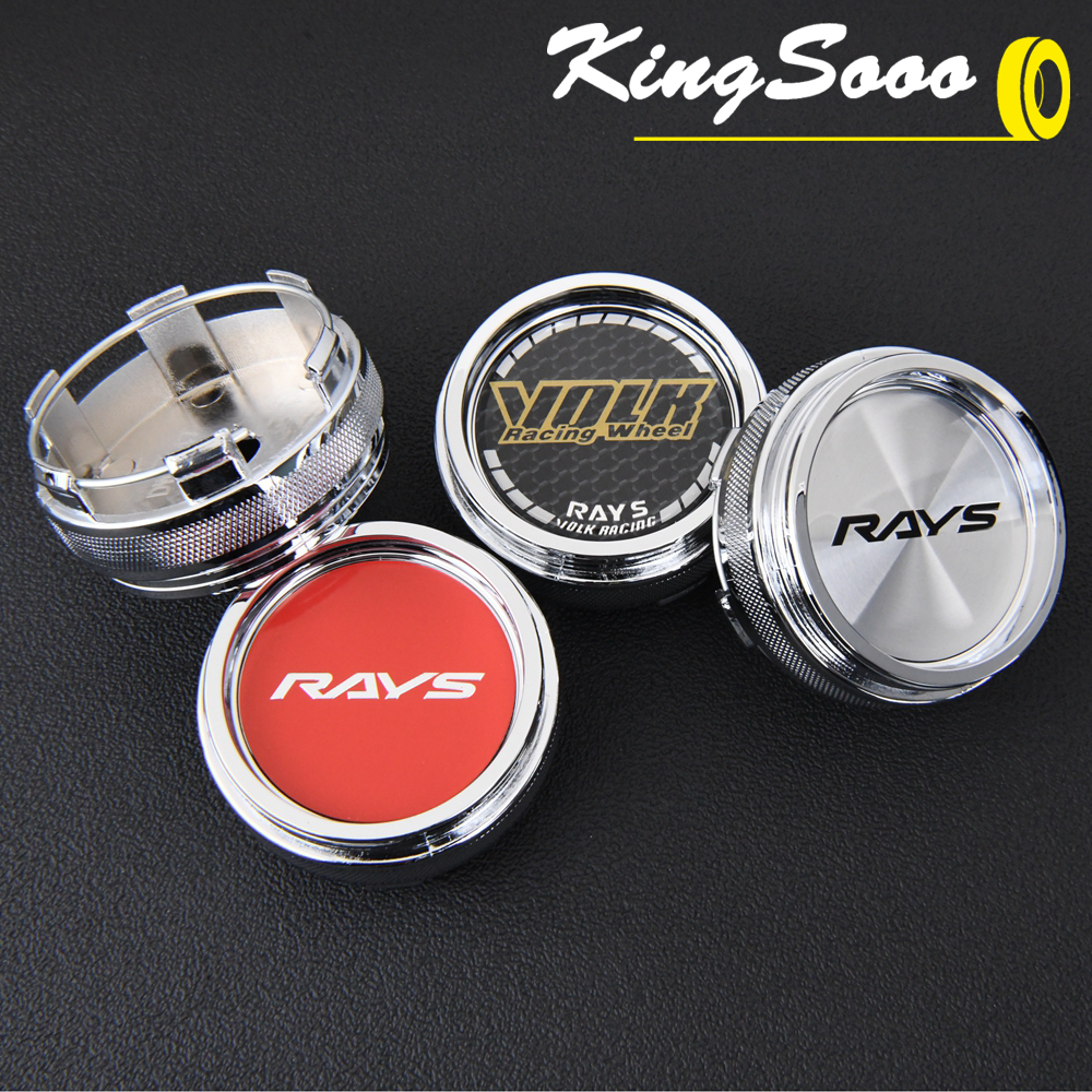 4PCS JDM Sport Rim Cap Clip 62 - Outdoor Sport Logo avis et prix