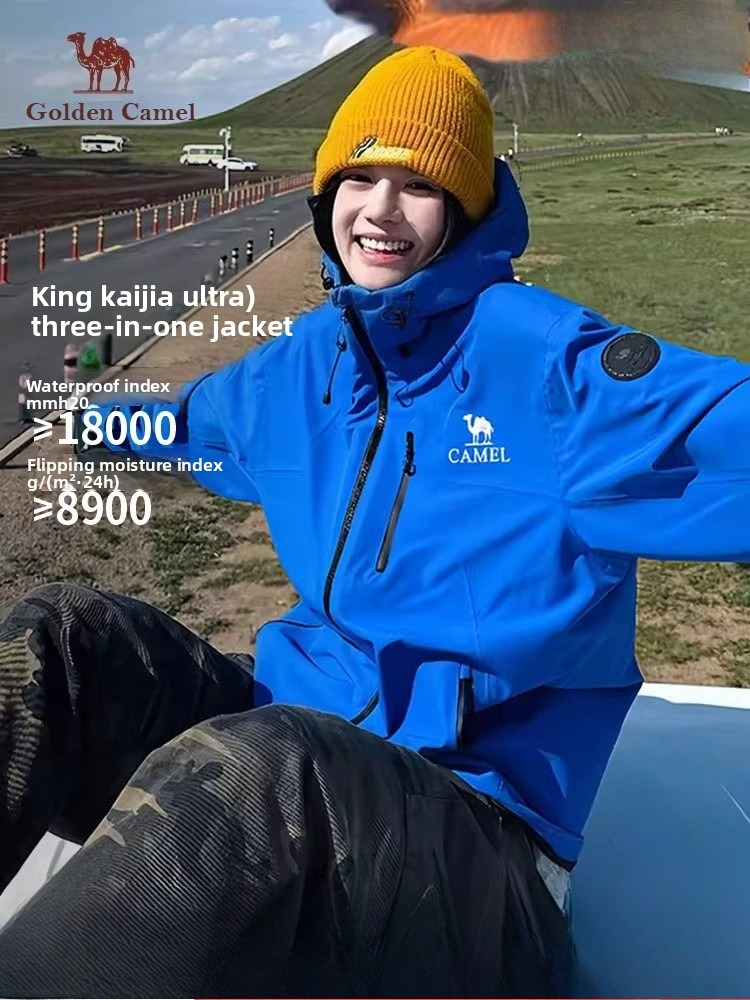 Golden Camel Outdoor Fleece Ja - Outdoor Sport Waterproof Jacket avis et prix