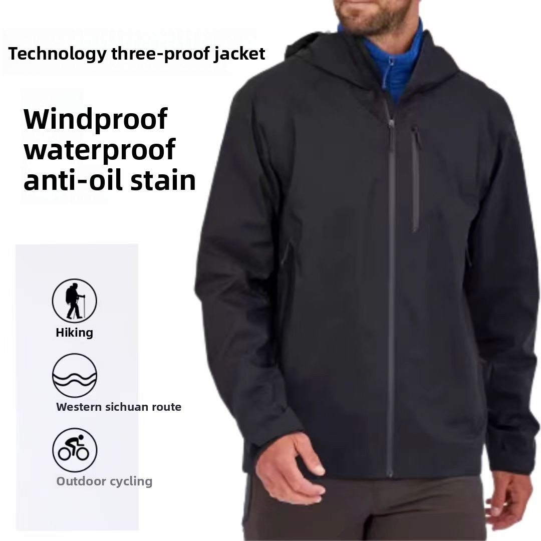 Men's Outdoor Tech Shell Jacke - Outdoor Sport Waterproof Jacket avis et prix
