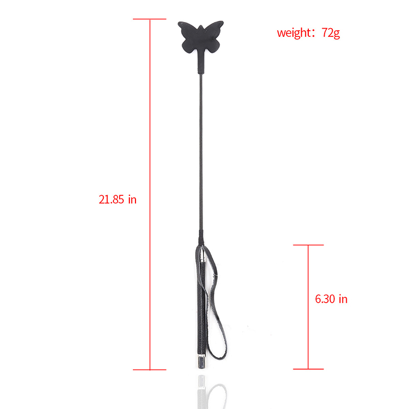 55CM Black Silicone Butterfly  - Riding Crop Dressage avis et prix