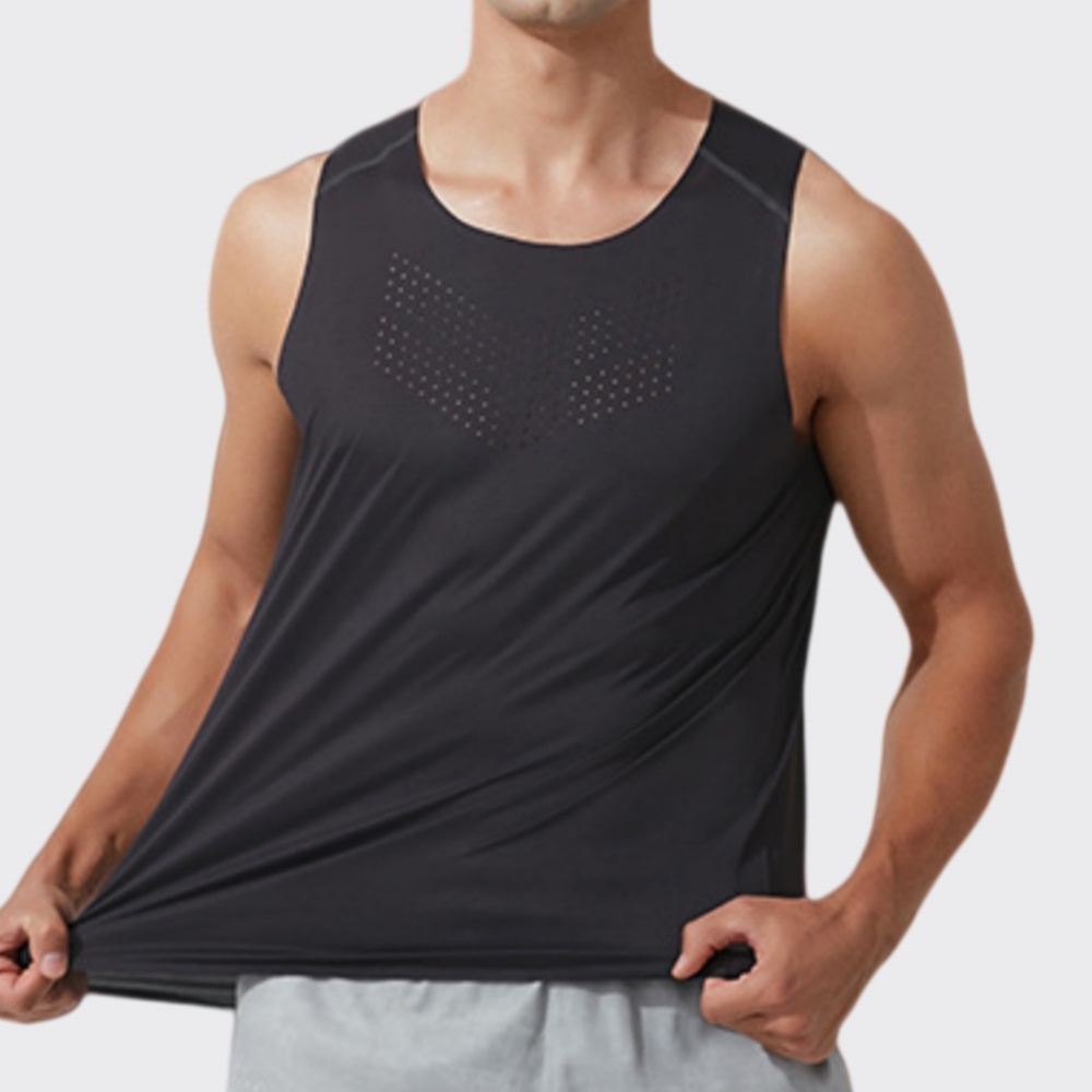 Men Gym Vest Quick Dry Running - Outdoor Sport Logo avis et prix