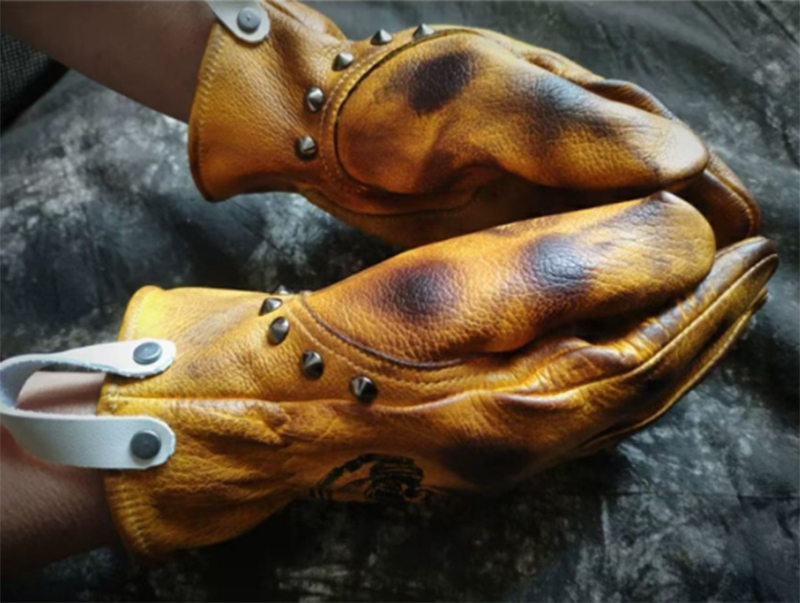 Handmade Genuine Leather Motor - Horse Riding Glove avis et prix