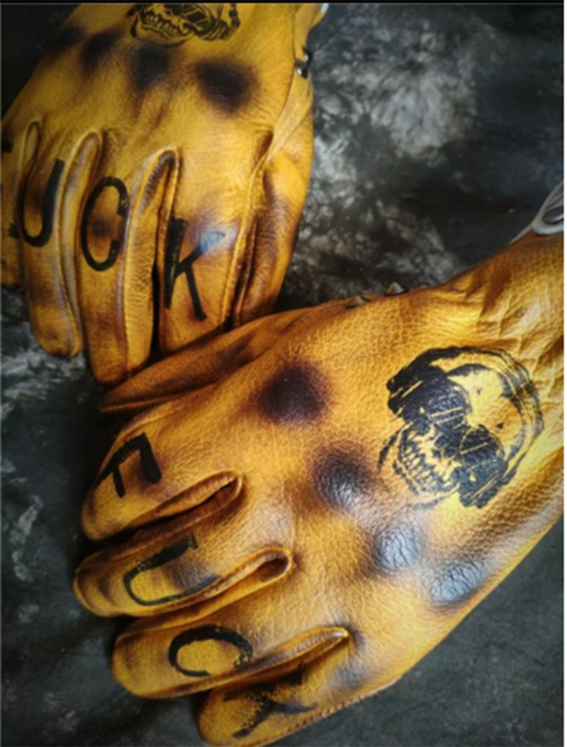 Handmade Genuine Leather Motor - Horse Riding Glove avis et prix