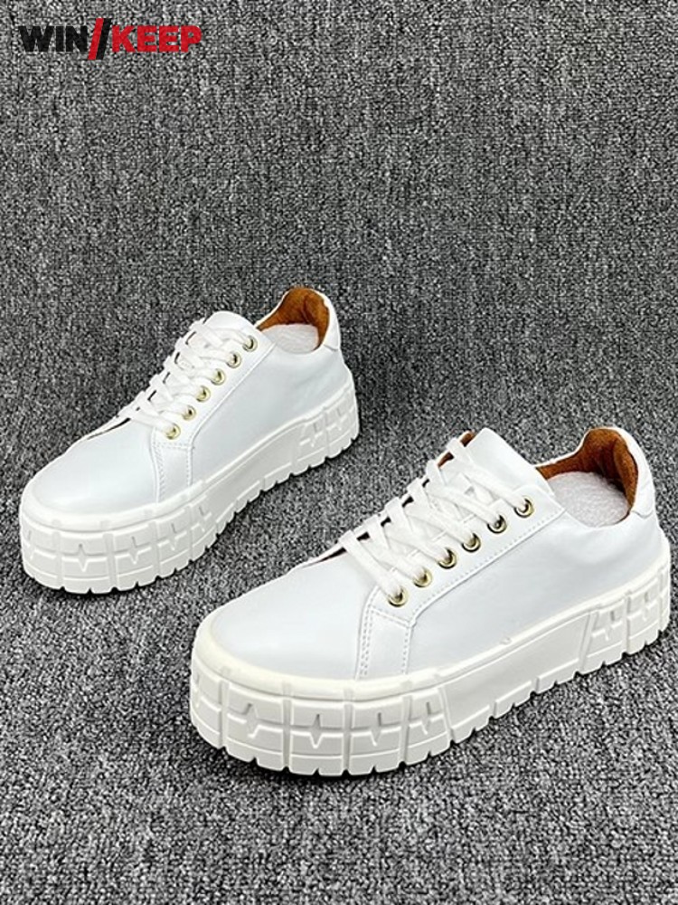 Women Thick Platform Low Cut O - Outdoor Sport Flooring avis et prix