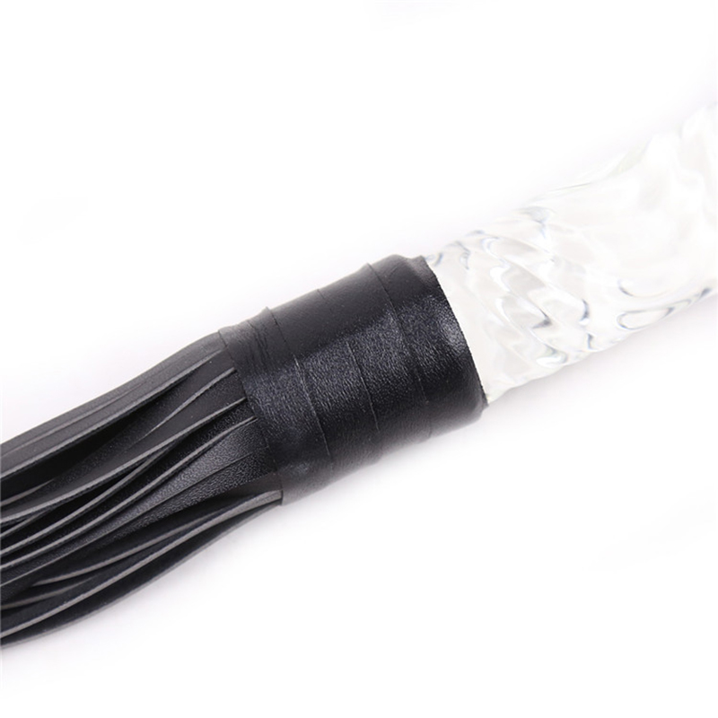 70cm Glass Handle Black Leathe - Riding Crop Dressage avis et prix