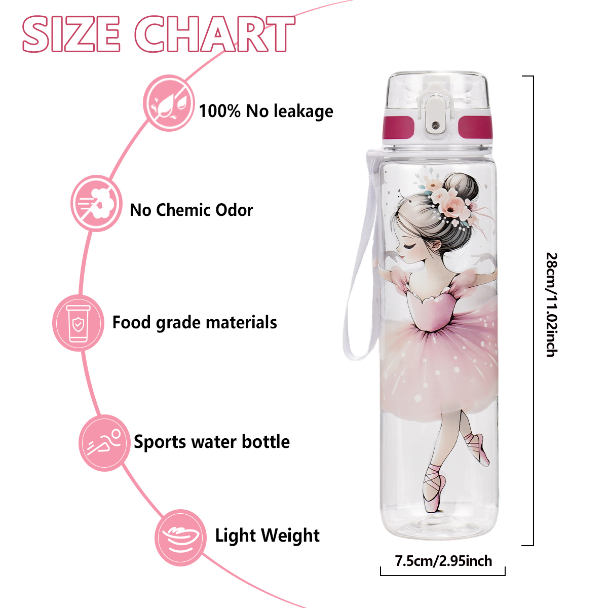 Ballerina Print 1000ml Sports  - Outdoor Sport Field avis et prix