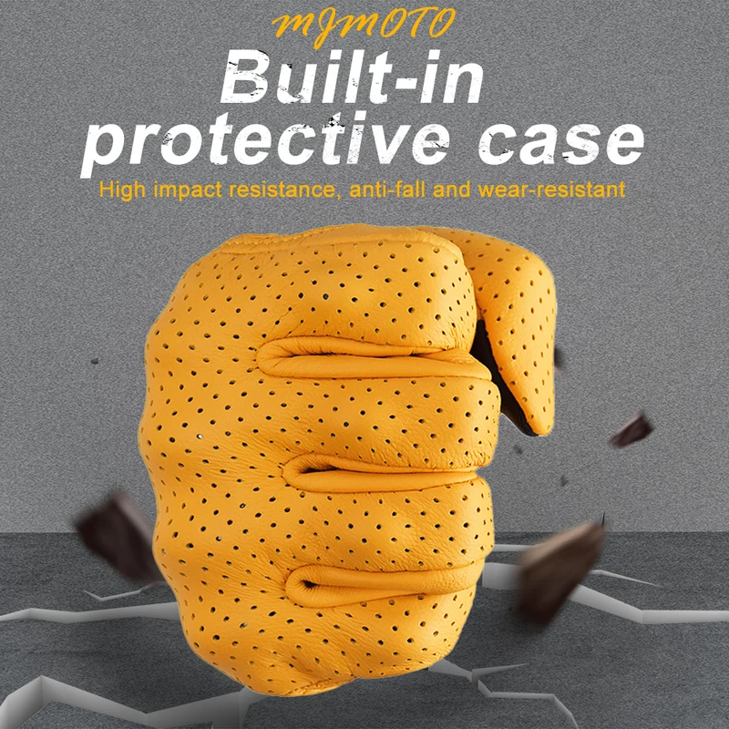 MJMOTO New Yellow Retro Motorc - Horse Riding Glove avis et prix