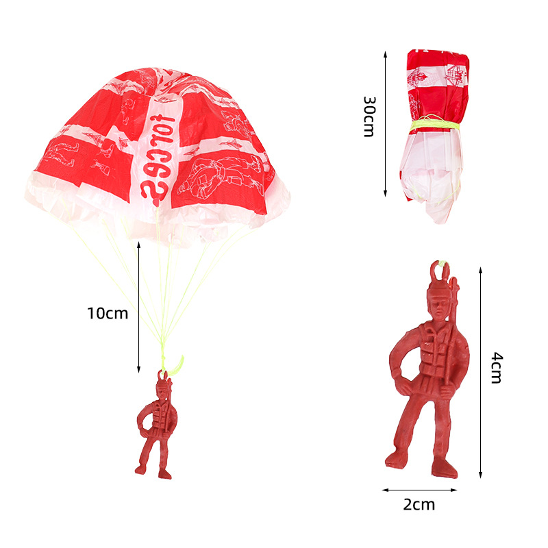 10pcs Plastic Ejecting Parachu - Outdoor Sport For Kids avis et prix