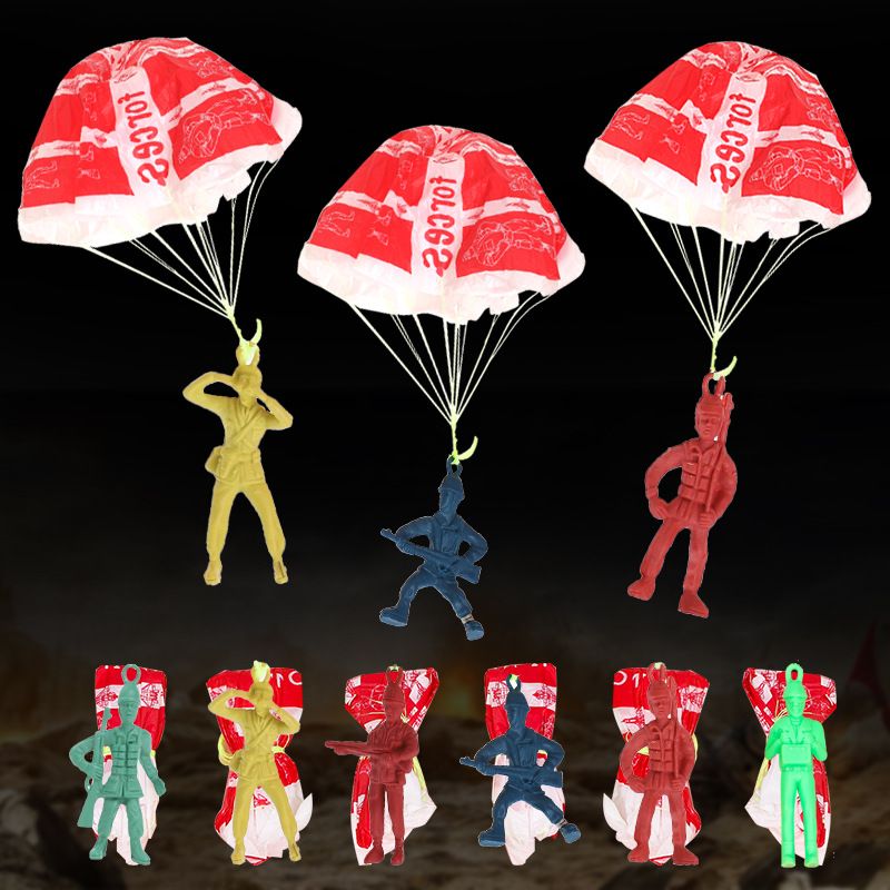 10pcs Plastic Ejecting Parachu - Outdoor Sport For Kids avis et prix