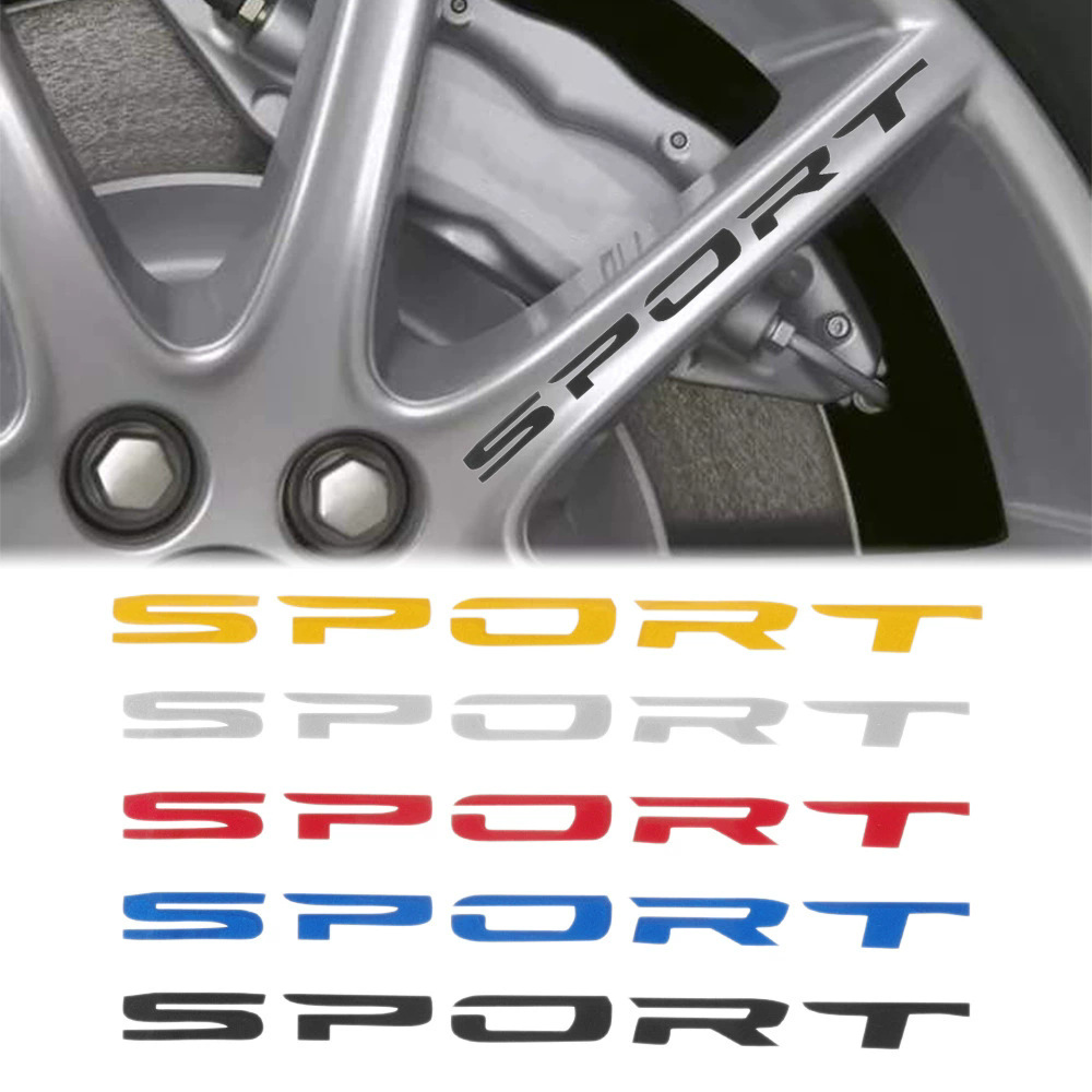 Fashion 4pc Car Stickers Wheel - Outdoor Sport Logo avis et prix