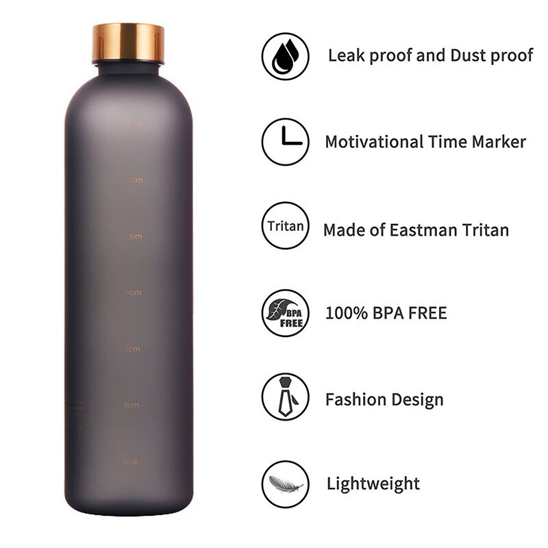 1000ml Bottle With Time Marker - Outdoor Sport Field avis et prix