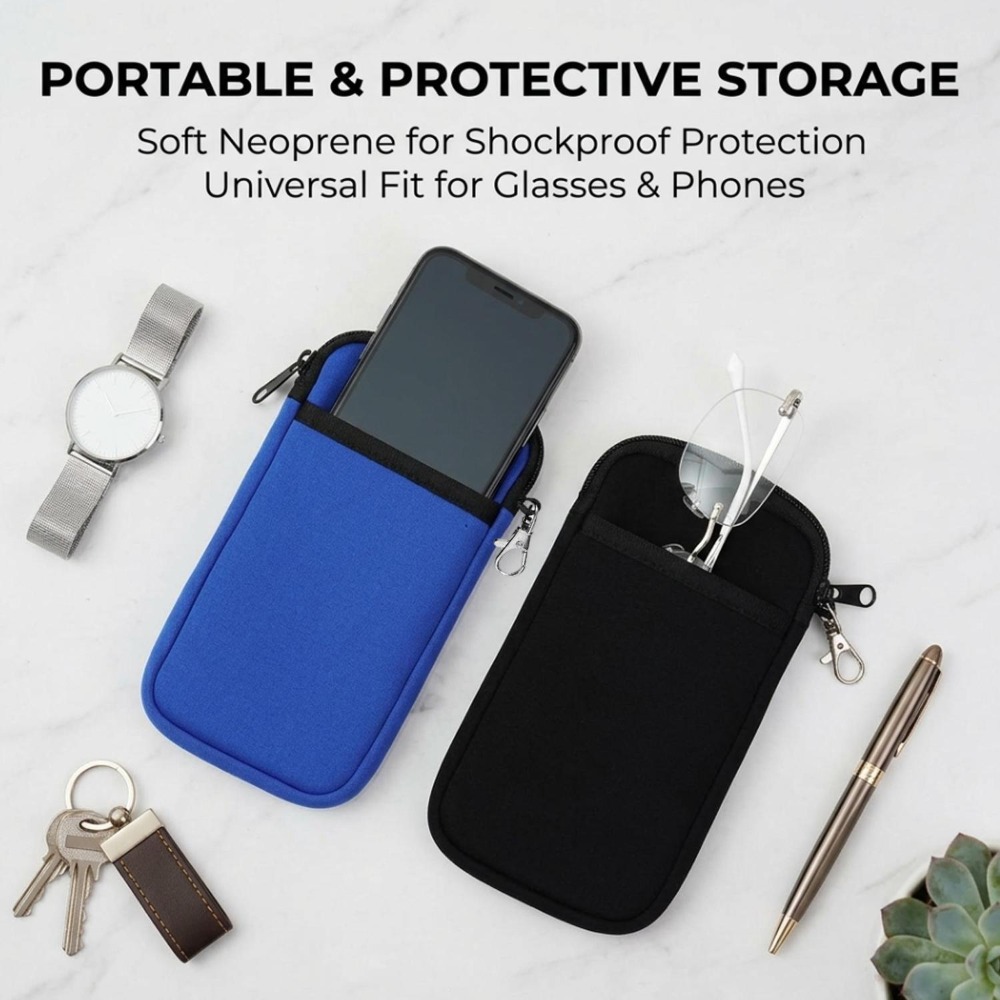 Nylon Fabric Phone /Glasses Zi - Outdoor Sport Bag avis et prix