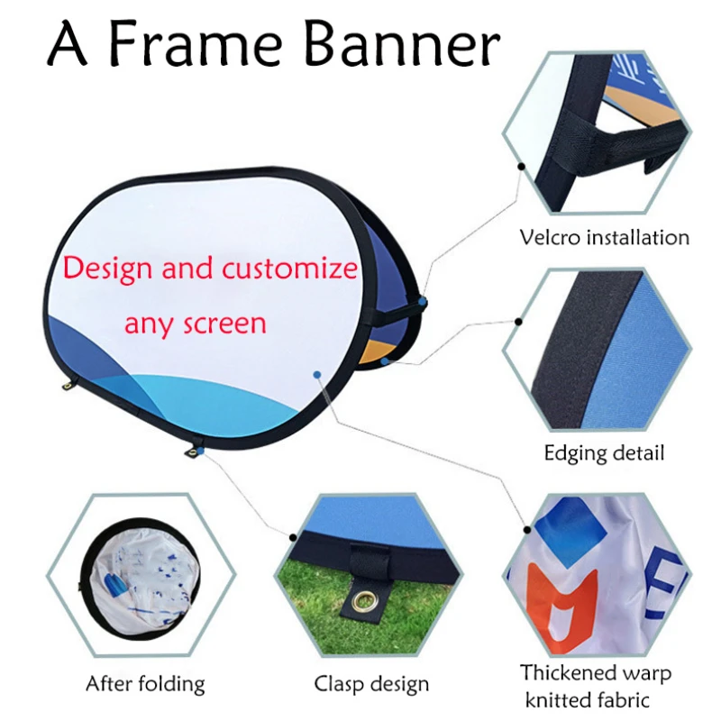 Pop Up A Frame Banner Free Des - Outdoor Sport Logo avis et prix