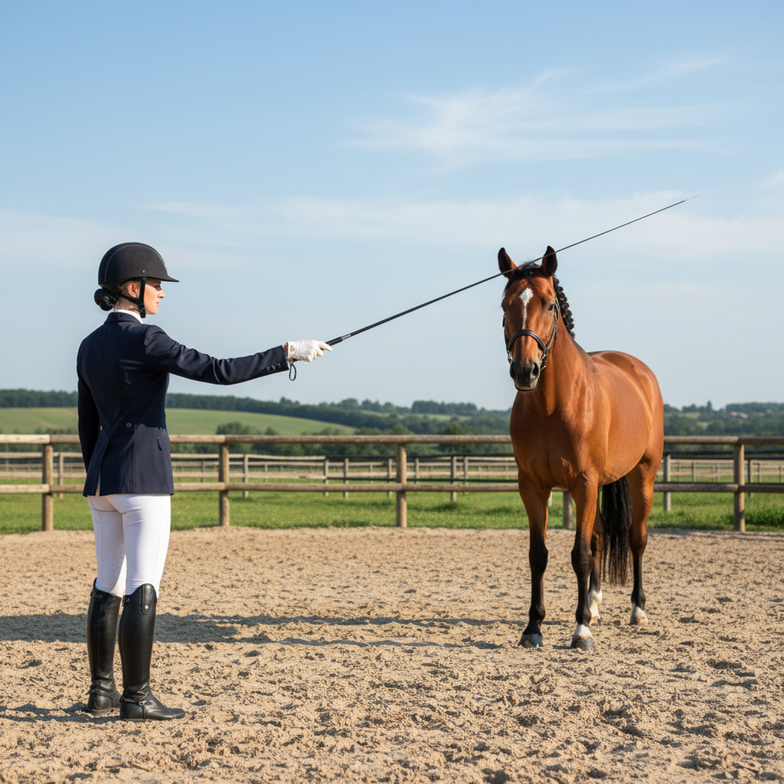 Horse Riding Crop Equestrian R - Riding Crop Dressage avis et prix